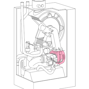 7823839 - VIESSMANN - Vitodens 100 - WB1A 24KW System - Radial Fan RG130 WB1A